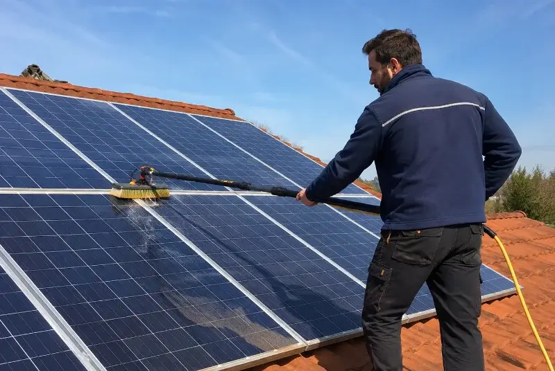 Nettoyage et entretien de panneaux solaires à Cercoux