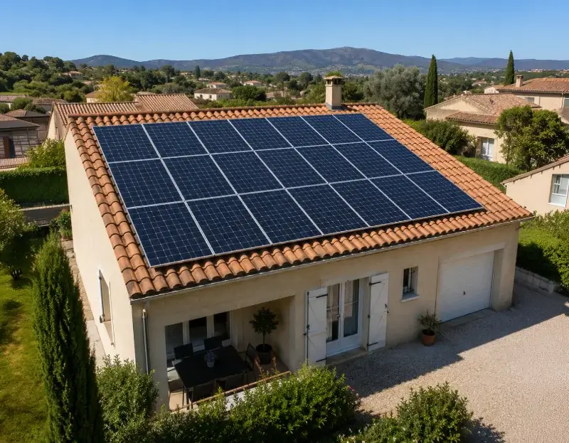 Prime à l'autoconsommation panneaux solaires Cercoux — aide financière de l'État